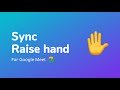 Sync Raise hand  from Chrome web store to be run with OffiDocs Chromium online