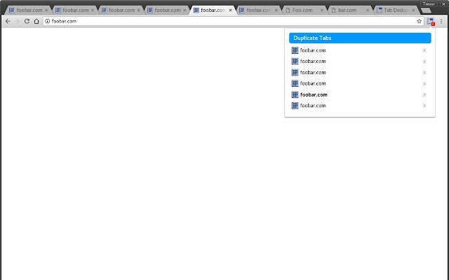 Tab Deduper  from Chrome web store to be run with OffiDocs Chromium online