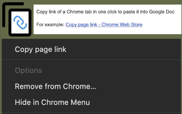 Tab Link Copier van Chrome webwinkel kan worden uitgevoerd met OffiDocs Chromium online