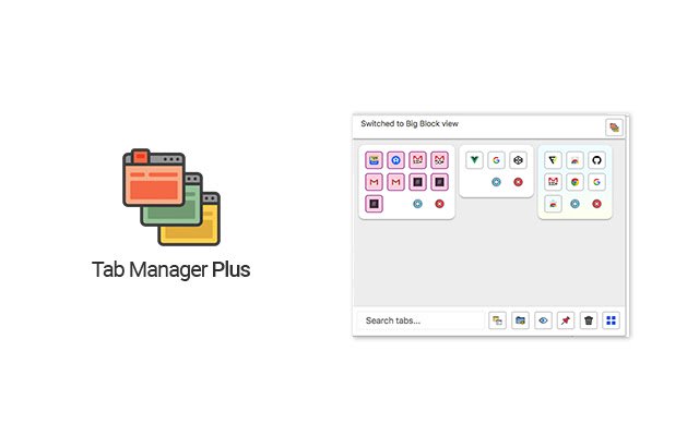 OffiDocs Chromiumオンラインで実行するChrome WebストアのChrome用Tab Manager Plus