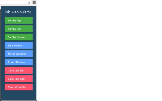 Tab Manipulator aus dem Chrome Web Store zur Ausführung mit OffiDocs Chromium online