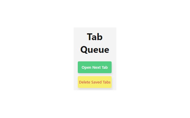 Tab Queue  from Chrome web store to be run with OffiDocs Chromium online