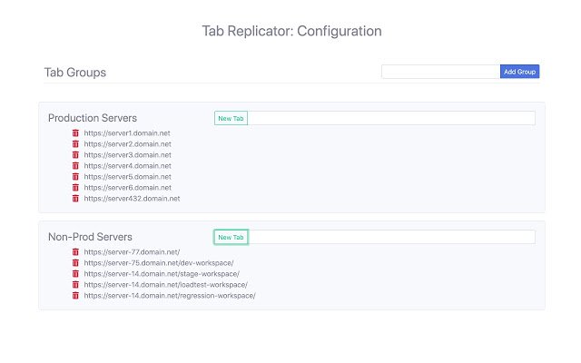 Tab Replicator  from Chrome web store to be run with OffiDocs Chromium online