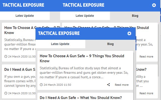 Tactical Exposure Update Latest Blog  from Chrome web store to be run with OffiDocs Chromium online