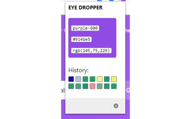 يتم تشغيل Tailwind Eye Dropper من متجر Chrome الإلكتروني مع OffiDocs Chromium عبر الإنترنت