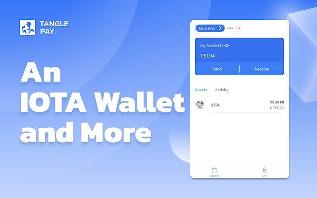 TanglePay IOTA Wallet  from Chrome web store to be run with OffiDocs Chromium online