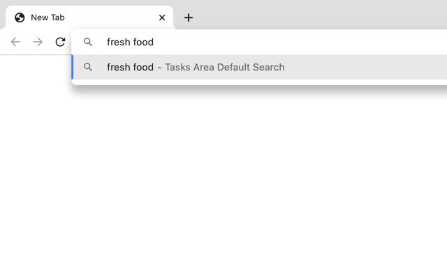 Tasks Area | Default Search  from Chrome web store to be run with OffiDocs Chromium online