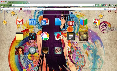 Tattoo Girl Theme  from Chrome web store to be run with OffiDocs Chromium online