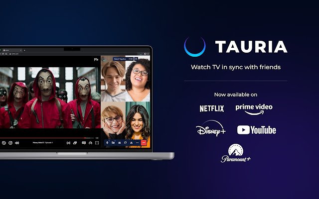 Tauria Watch Together din magazinul web Chrome va fi rulat cu OffiDocs Chromium online