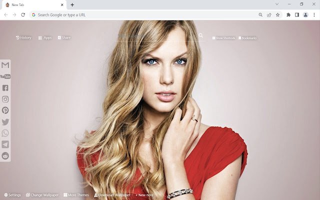 Kertas Dinding Taylor Swift daripada kedai web Chrome untuk dijalankan dengan OffiDocs Chromium dalam talian