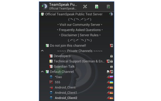 TeamSpeak 3 Apk  from Chrome web store to be run with OffiDocs Chromium online