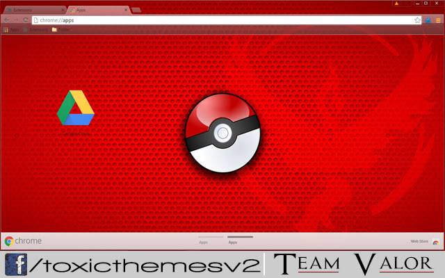 Chrome वेब स्टोर से Team Valor Pokeball Pokemon GO को OffiDocs क्रोमियम ऑनलाइन के साथ चलाया जाएगा