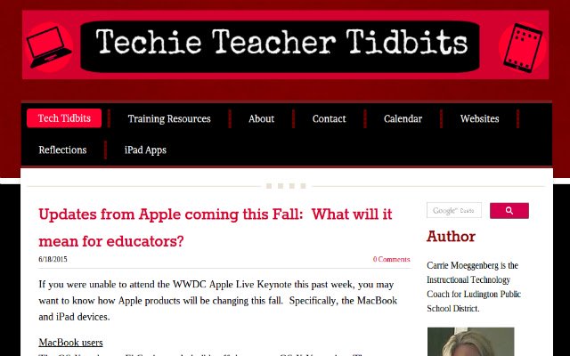 Techie Teacher Tidbits  from Chrome web store to be run with OffiDocs Chromium online