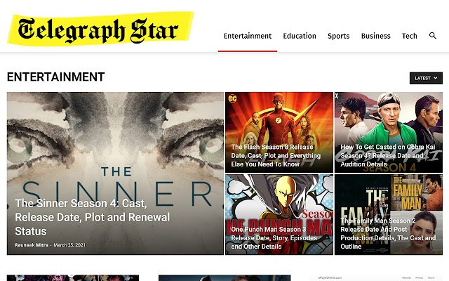 Telegraph Star  from Chrome web store to be run with OffiDocs Chromium online