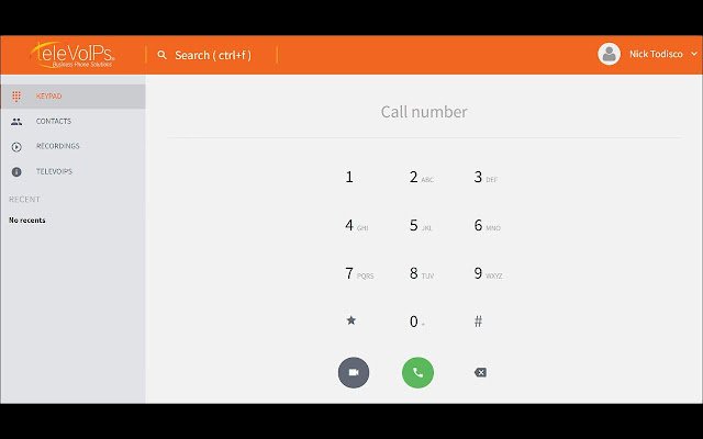 TeleVoIPs  from Chrome web store to be run with OffiDocs Chromium online