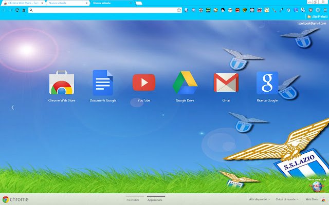 Tema Lazio Calcio by TecnikGeek  Fortuntato  from Chrome web store to be run with OffiDocs Chromium online