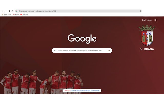 Tema SC Braga ze sklepu internetowego Chrome będzie działać z OffiDocs Chromium online