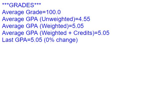 Tenafly GPA Calculator  from Chrome web store to be run with OffiDocs Chromium online