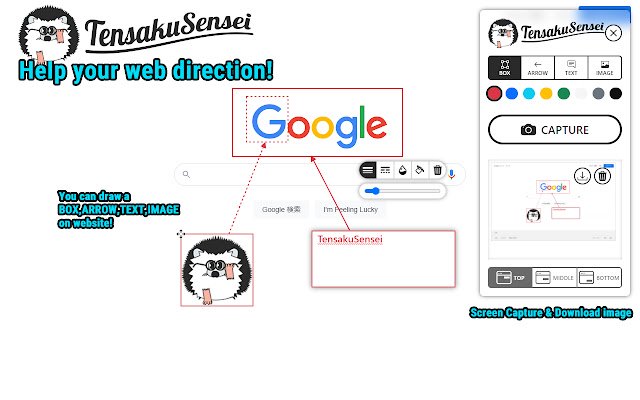 TensakuSensei  from Chrome web store to be run with OffiDocs Chromium online