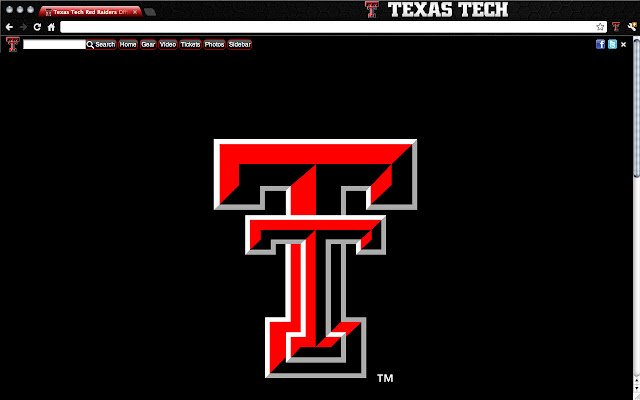 Texas Tech University-thema uit de Chrome-webwinkel voor gebruik met OffiDocs Chromium online