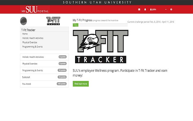 T Fit Tracker من متجر Chrome الإلكتروني ليتم تشغيله مع OffiDocs Chromium عبر الإنترنت