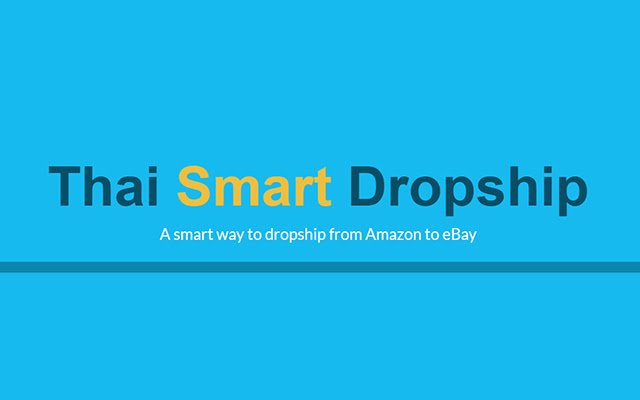 Thai Smart Dropship Power Tools  from Chrome web store to be run with OffiDocs Chromium online