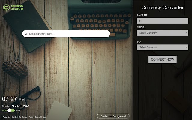 The Currency conversion  from Chrome web store to be run with OffiDocs Chromium online