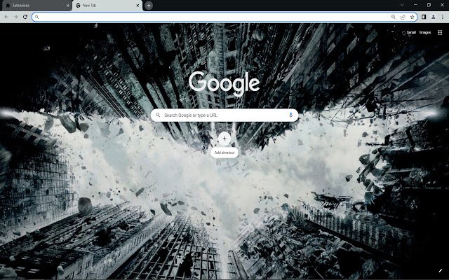 The Dark Knight Rises Browser Theme  from Chrome web store to be run with OffiDocs Chromium online