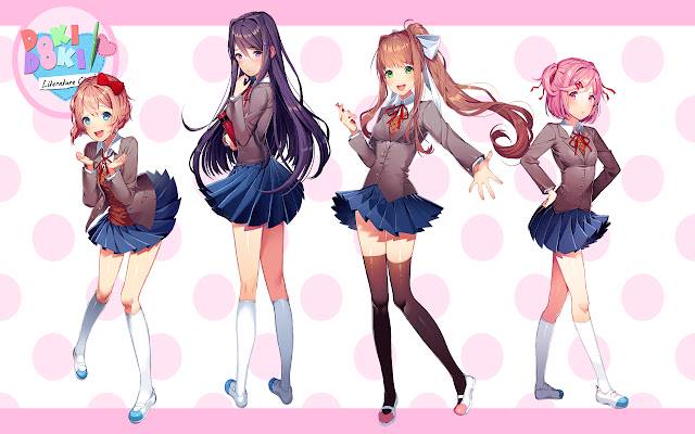 Doki Doki Literature Club Crew :D از فروشگاه وب Chrome با OffiDocs Chromium به صورت آنلاین اجرا می شود