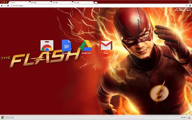 The Flash Theme  from Chrome web store to be run with OffiDocs Chromium online