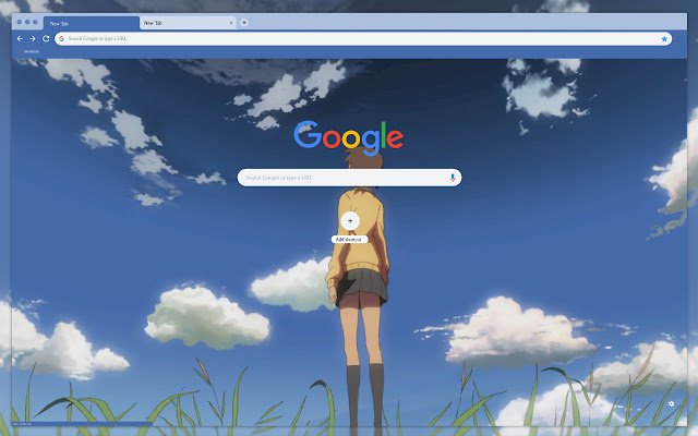 The girl and the sky  from Chrome web store to be run with OffiDocs Chromium online