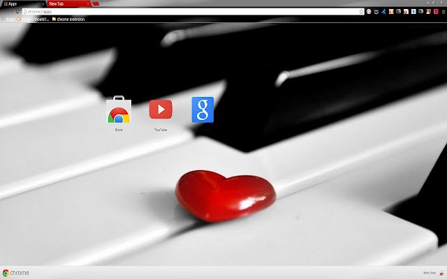 The Heart of the Piano de Chrome web store se ejecutará con OffiDocs Chromium en línea