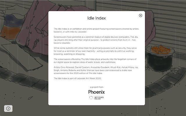 The Idle Index  from Chrome web store to be run with OffiDocs Chromium online