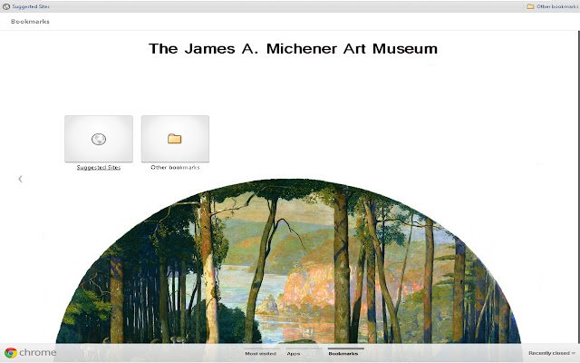 The James A. Michener Art Museum  from Chrome web store to be run with OffiDocs Chromium online