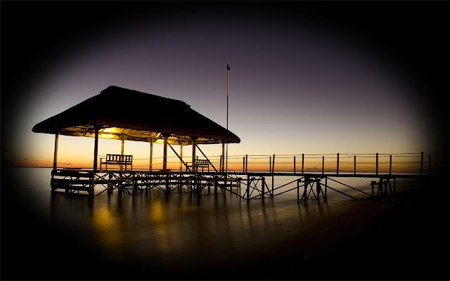 The Jetty by Sunset ApertureWorks  from Chrome web store to be run with OffiDocs Chromium online