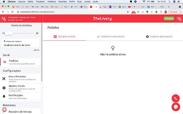 TheLivery para Empresas  from Chrome web store to be run with OffiDocs Chromium online