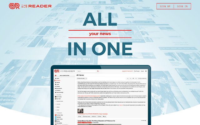 The Old Reader  from Chrome web store to be run with OffiDocs Chromium online