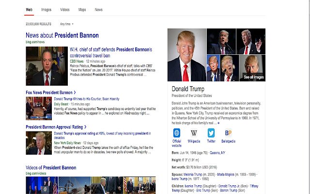 The Real President  from Chrome web store to be run with OffiDocs Chromium online