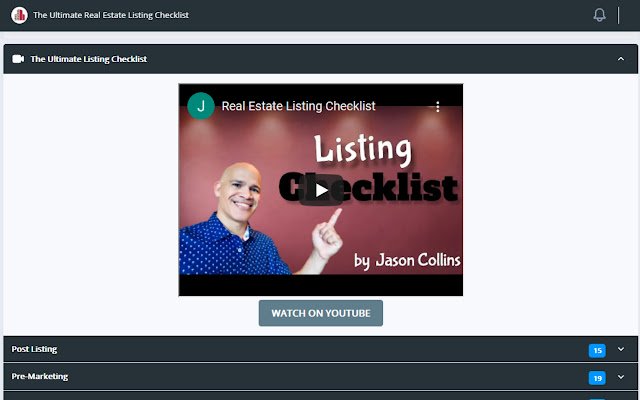 The Ultimate Real Estate Listing Checklist  from Chrome web store to be run with OffiDocs Chromium online