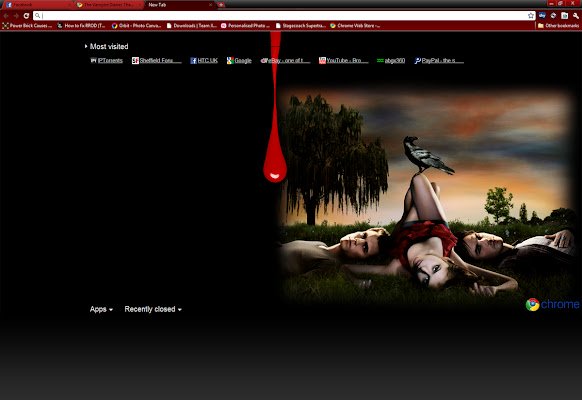 The Vampire Diaries Theme  from Chrome web store to be run with OffiDocs Chromium online