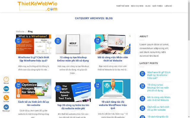 ThietKeWebWIO  from Chrome web store to be run with OffiDocs Chromium online