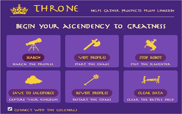 THRONE Beta da Chrome Web Store será executado com OffiDocs Chromium online