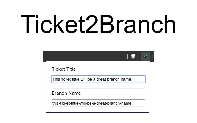 Ticket2Branch  from Chrome web store to be run with OffiDocs Chromium online