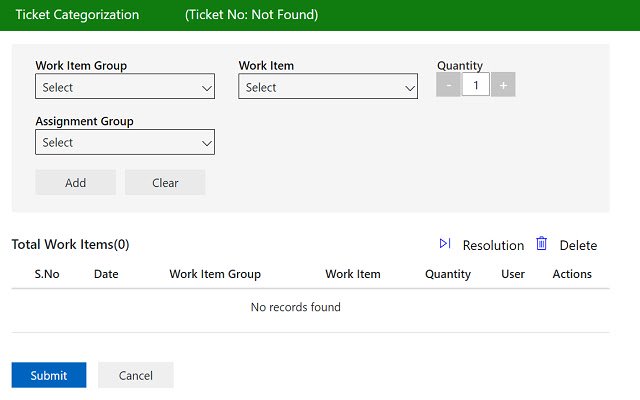 Ticketing Tool Extension  from Chrome web store to be run with OffiDocs Chromium online