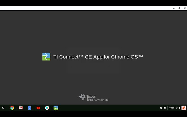 TI Connect CE App for Chrome OS  from Chrome web store to be run with OffiDocs Chromium online