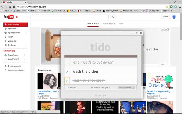 Tido Todo List  from Chrome web store to be run with OffiDocs Chromium online