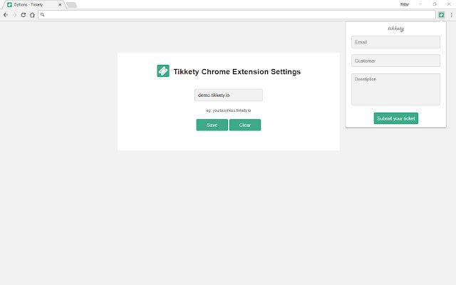 Tikkety  from Chrome web store to be run with OffiDocs Chromium online