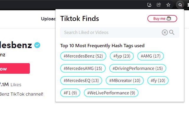 Tiktok Finds  from Chrome web store to be run with OffiDocs Chromium online