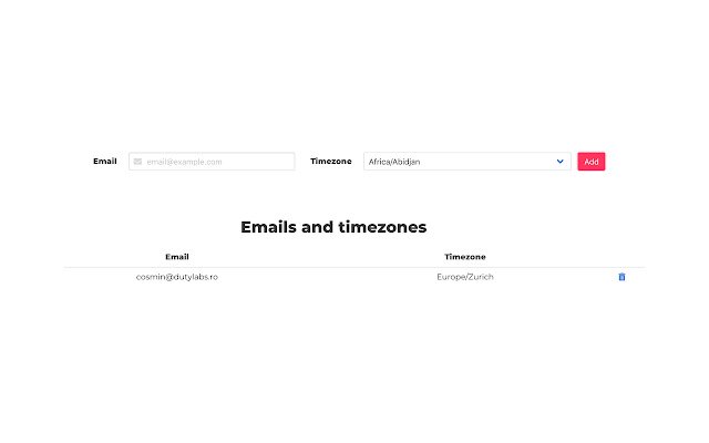 Timezone.email  from Chrome web store to be run with OffiDocs Chromium online