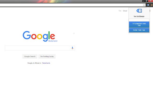 Tims Tab Titlenator  from Chrome web store to be run with OffiDocs Chromium online